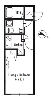 GRAN PASEO代々木 403号室 間取り