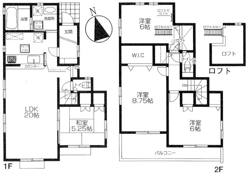 SHUKURA南荻窪1号棟 間取り図