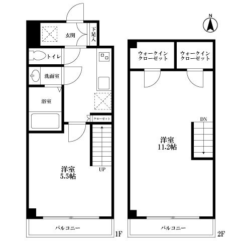 アイランド中野 間取り図