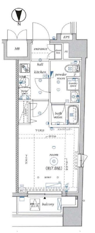 ベルシード新宿中落合 601号室 間取り