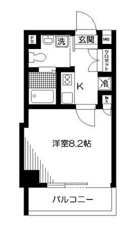 サニーハイマート下北沢 603号室 間取り