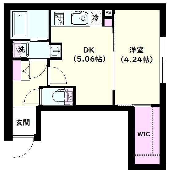 NSGATE中野坂上 303号室 間取り