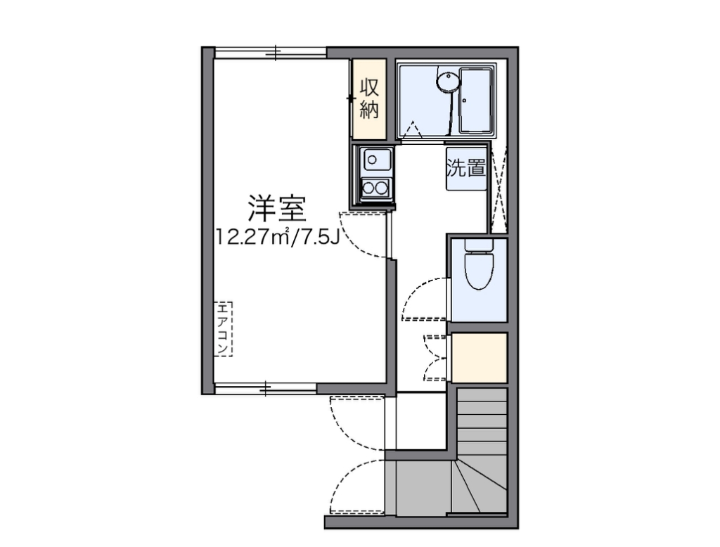 レオネクストＳｅｎｓｕｉⅣ 101号室 間取り