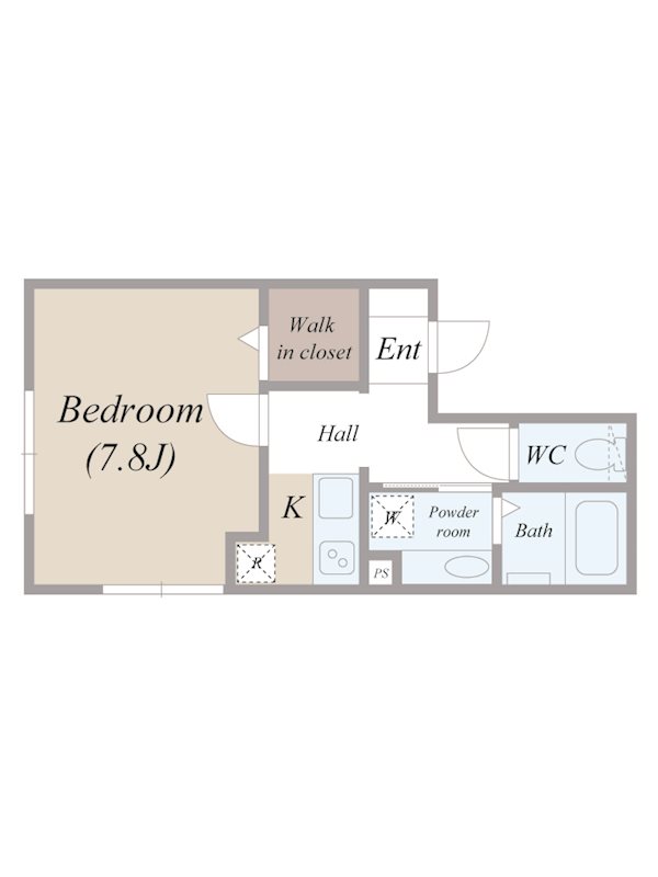 BLUMEN HAUS 201号室 間取り