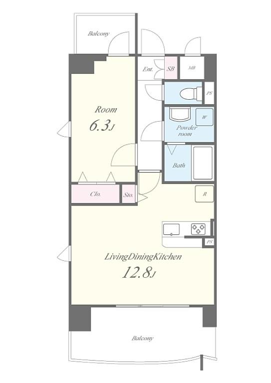 プリマベーラ大崎 0501号室 間取り