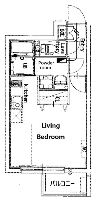 プライマル駒沢大学 205号室 間取り