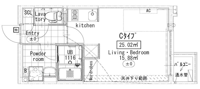 プライマル駒沢大学 402号室 間取り