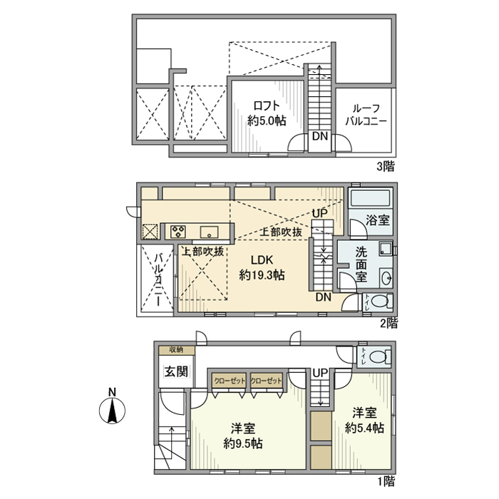 上井草戸建 間取り