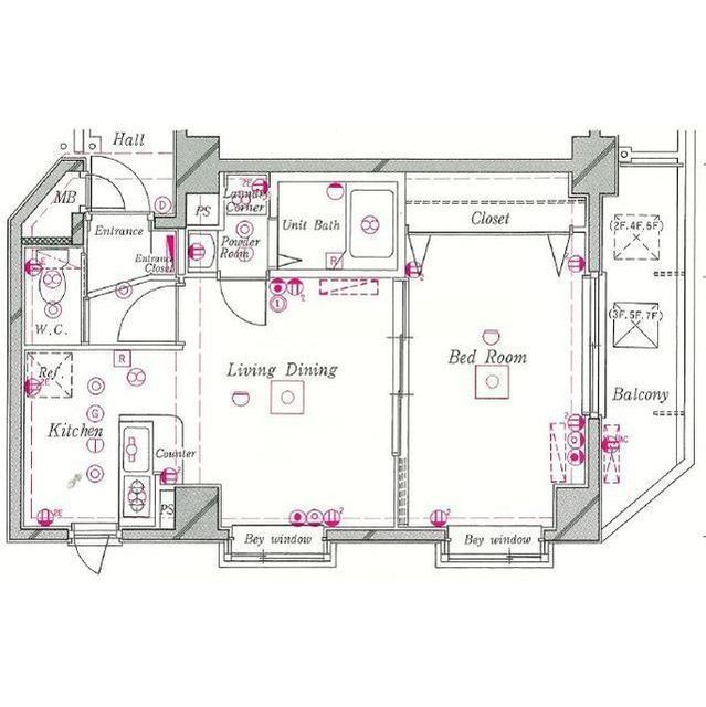 ロイヤルガーデン哲学堂 405号室 間取り