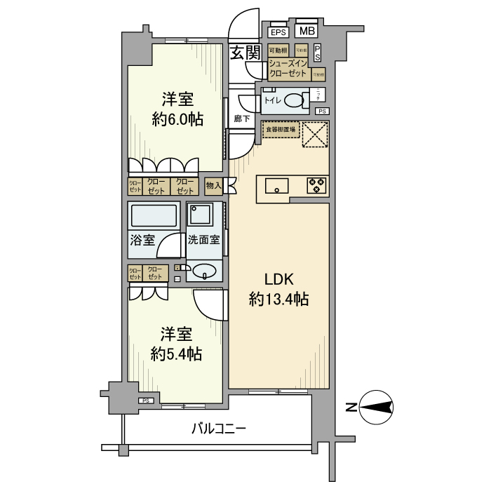 オープンレジデンシア千駄木 202号室 間取り