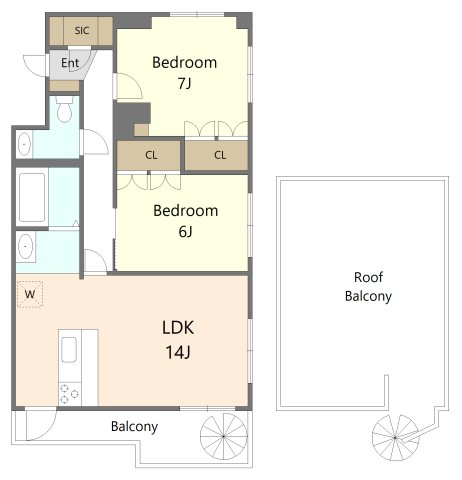 Belle Saison 303号室 間取り