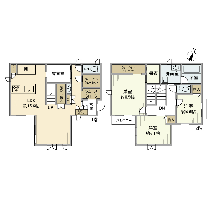 上高田戸建 間取り