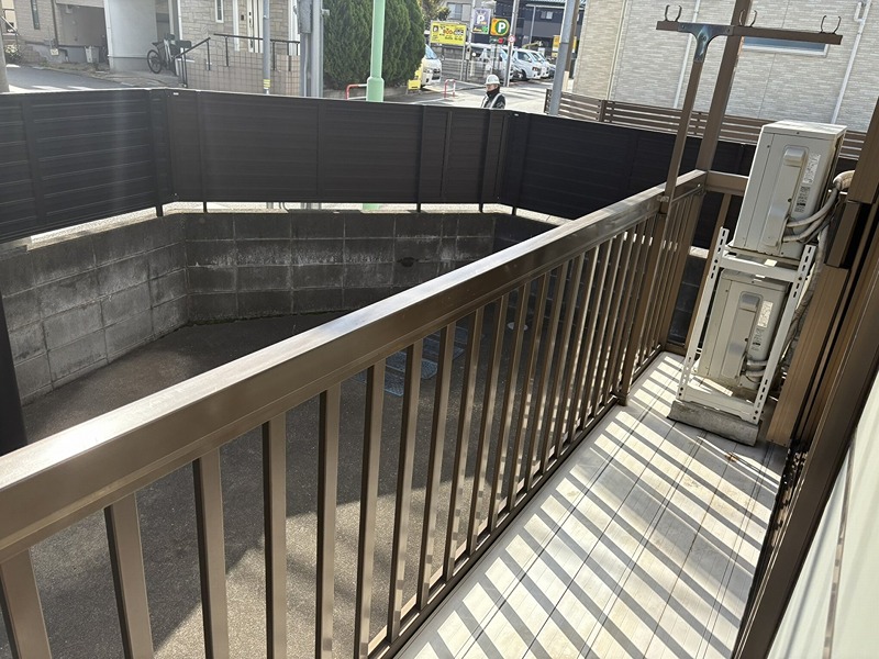 ハウスエトワール ベランダ