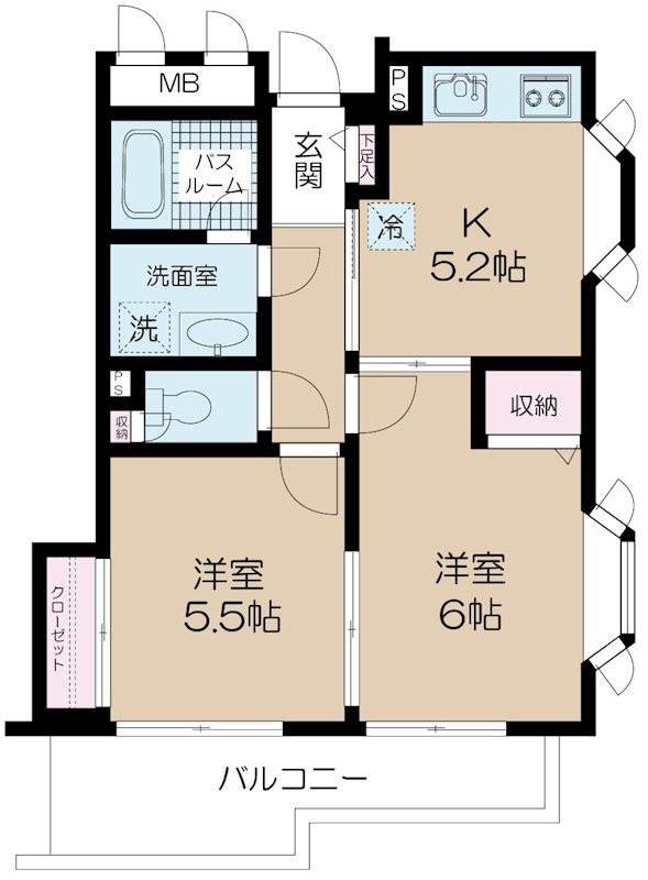スカイヒル荻窪 間取り図