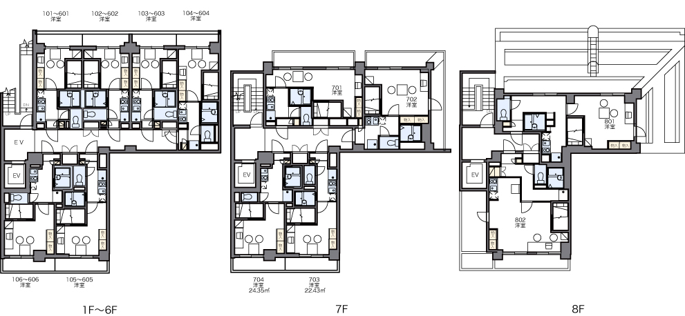 レオパレスＦｌａｔ浜松町 602号室 間取り