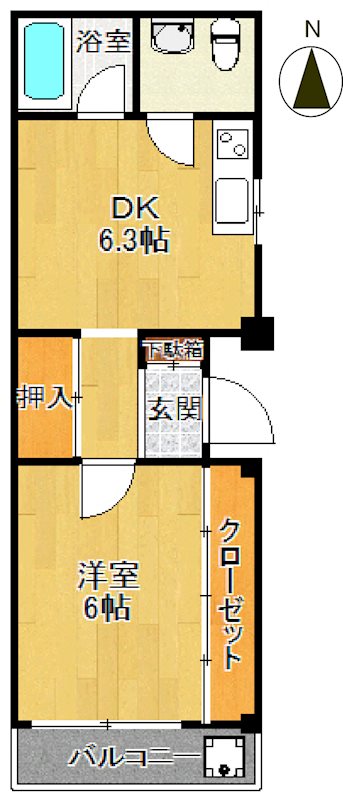 高野ビル 間取り図