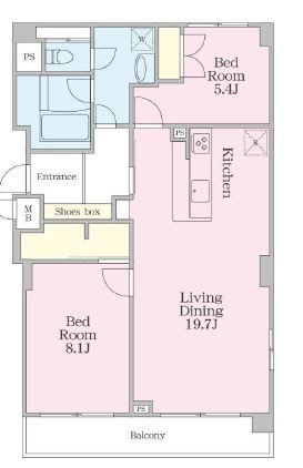 グラマシー恵比寿 間取り図