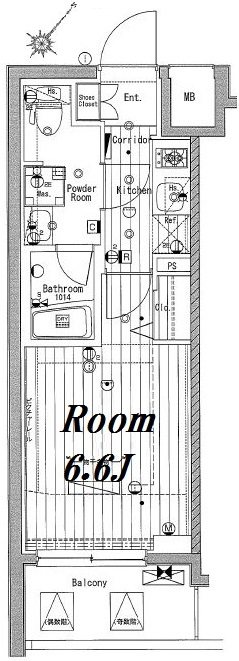 メイクスデザイン池袋 間取り図