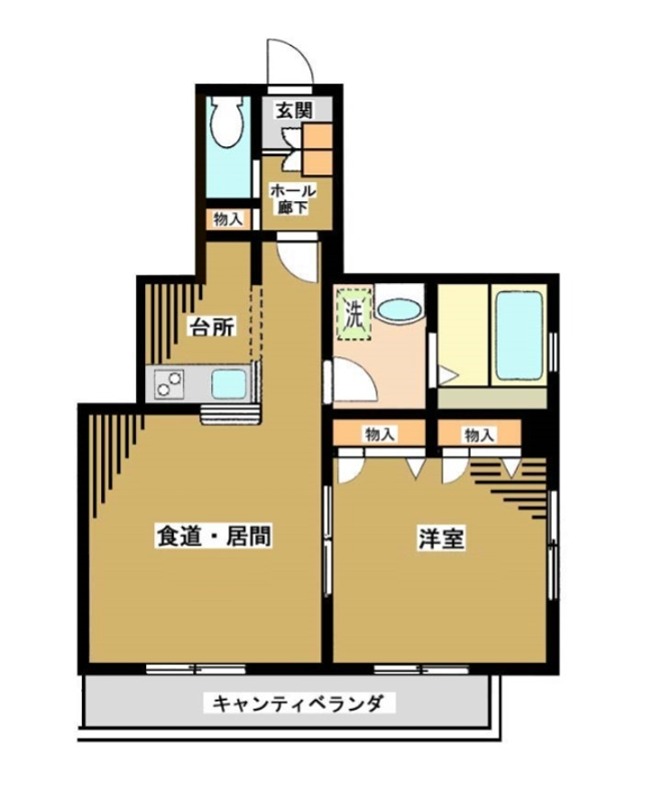 ファレオ千石 301号室 間取り
