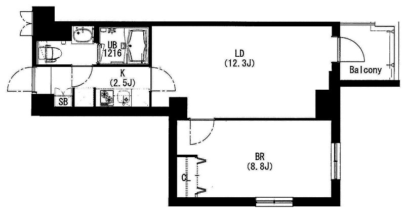 エスティメゾン中野富士見町 間取り図