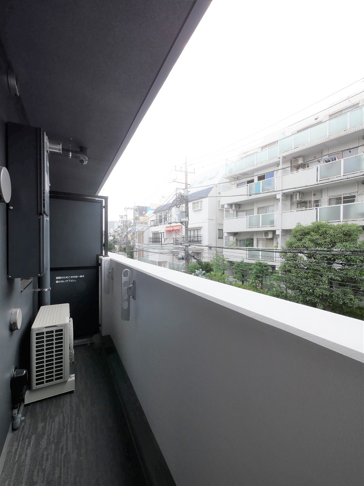 レジデンス東中野ガーデン ベランダ