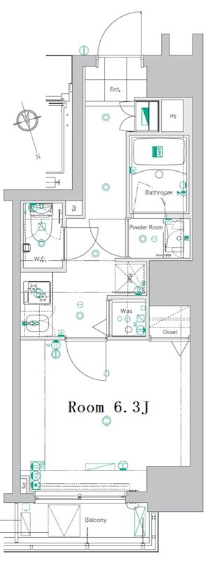 メイクスデザイン 東新宿 間取り図