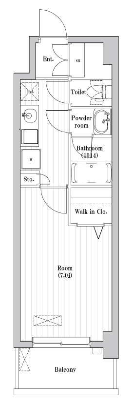 文京本駒込レジデンス 間取り図
