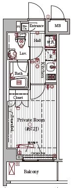NISHI IKEBUKURO RESIDENCE 間取り図