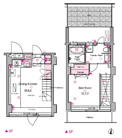 グラントレゾール広尾 407号室 間取り