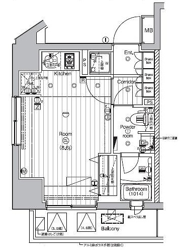 ＰＲＥＭＩＵＭ　ＣＵＢＥ　代々木上原 間取り図