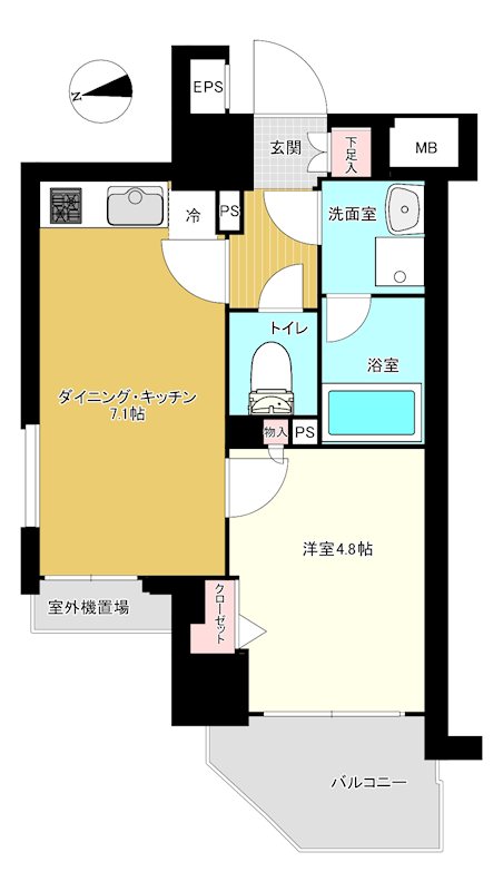 パレステュディオ目黒東 間取り図