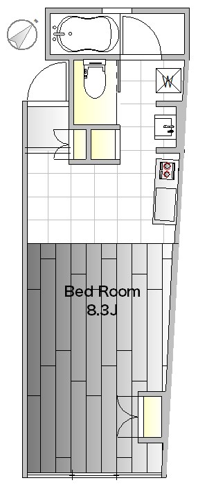 ecru 05号室 間取り