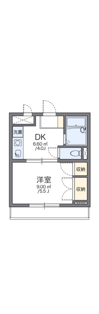 レオパレス新宿Ａ館 間取り図