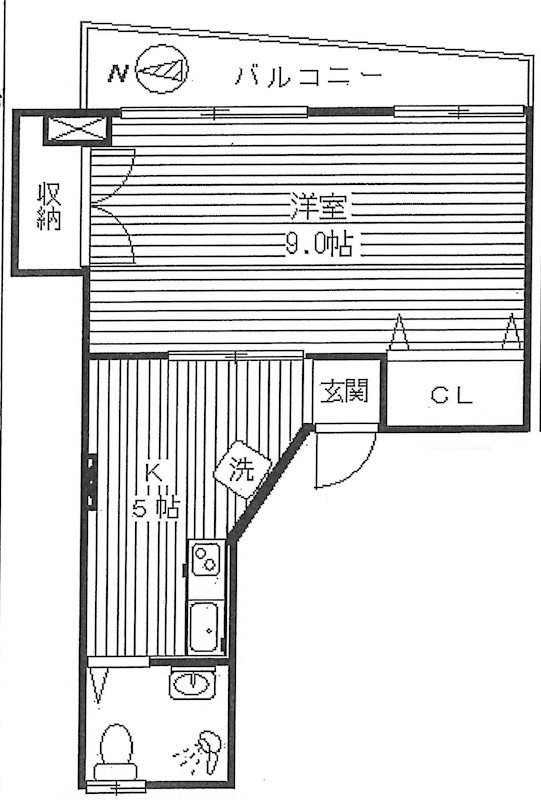益谷ハイツ 間取り図