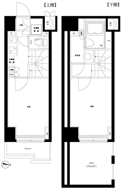 ルーブル中野新橋参番館 間取り図