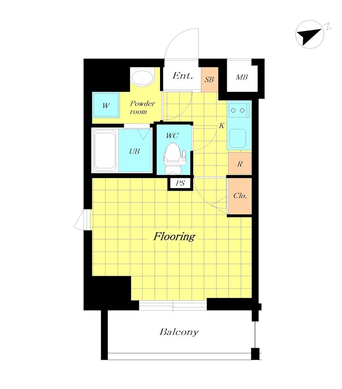 ラグジュアリーアパートメント恵比寿 間取り図