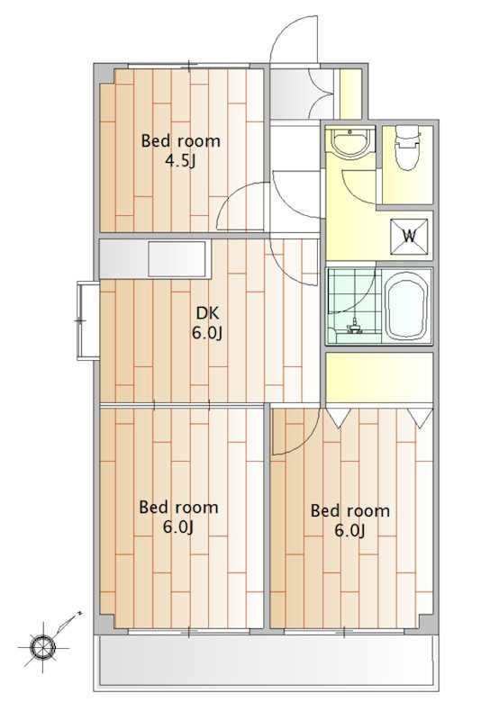 ロイヤルエクセレント学芸大 間取り図