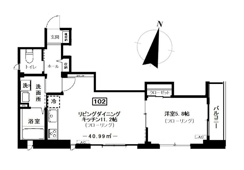 フォルクA・T 間取り図