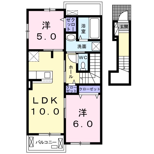 ドゥエル砧 間取り図