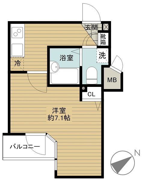 ガラ・シティ五反田 間取り図