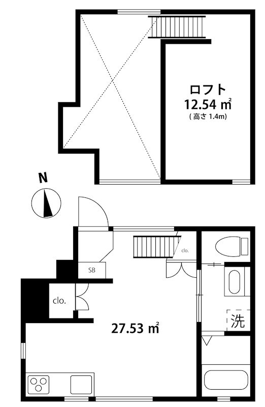 オリヴィエ 間取り図