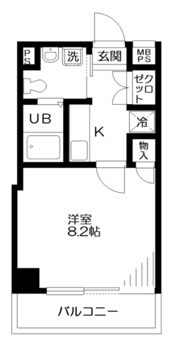 サニーハイマート下北沢 間取り図