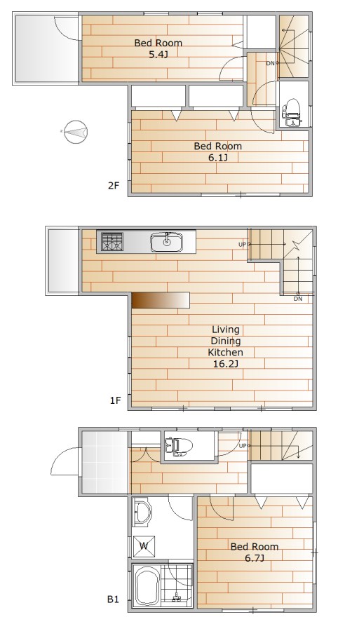 鷹番2丁目戸建 間取り図