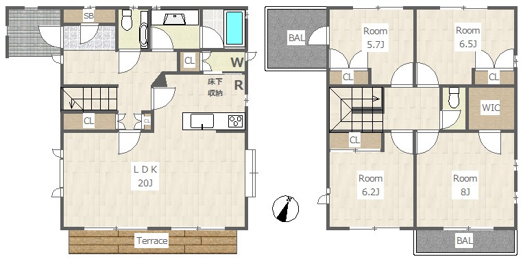 アルカステルG 間取り図