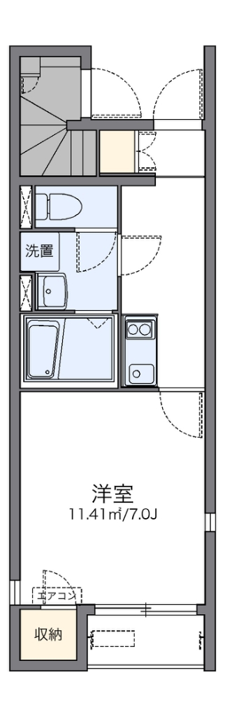 レオネクスト青栁 間取り図