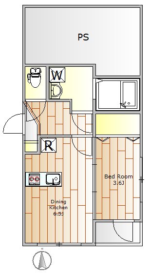 AQUA HOUSE 間取り図