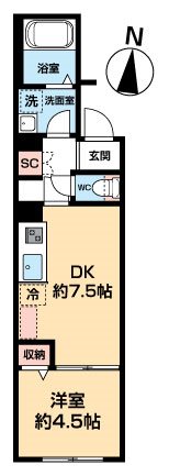 ＮＥＸＡＳ ＥＢＡＲＡ 間取り図