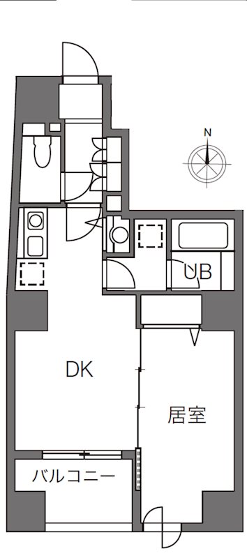 プラティーク新宿原町 間取り図