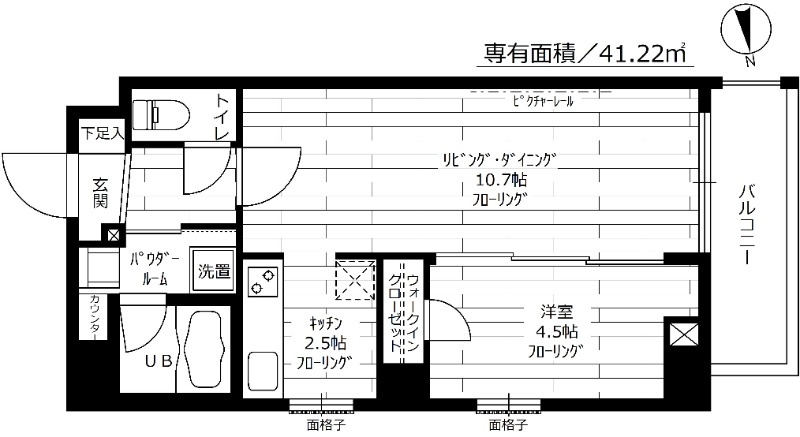 ステージグランデ神楽坂 間取り図
