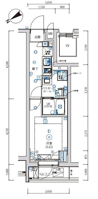 アルテシモアクレ 間取り図